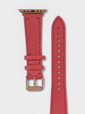 Heyday™ Apple Watch Canvas Band 38/40mm - Mauve