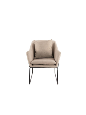 Odile Metal Frame Accent Chair - Adore Décor