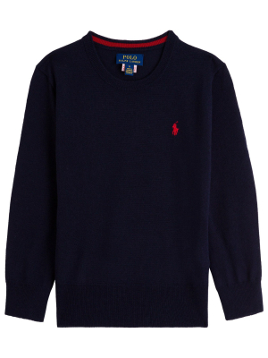 Polo Ralph Lauren Logo Embroidered Jumper