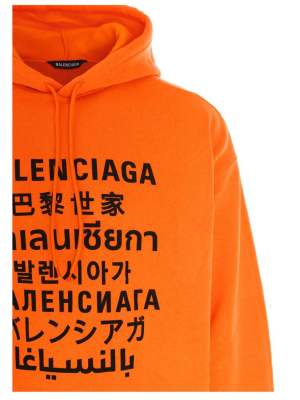 Balenciaga Languages Print Hoodie