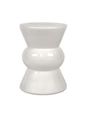 Teagan Stool White