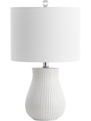 Davis Table Lamp White (set Of 2)