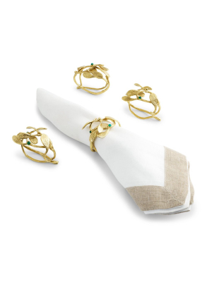 Mistletoe Napkin Ring Set