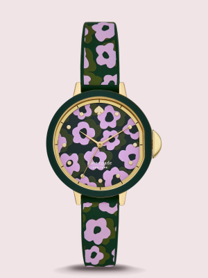 Park Row Flair Flora Silicone Watch