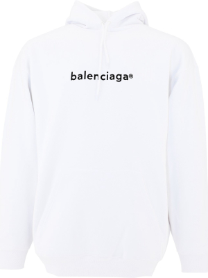 Balenciaga Copyright Logo Print Hoodie