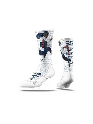 Nfl Seattle Seahawks Russell Wilson Premium Socks - M/l