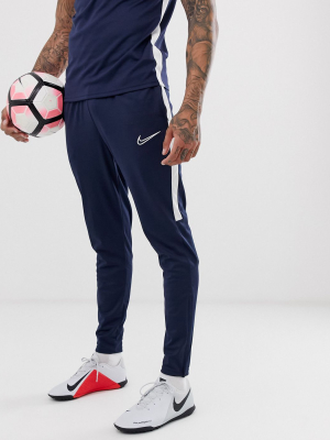 Nike Soccer Academy Tapered Sweatpants In Navy