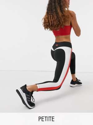 Asos 4505 Petite Legging With Side Stripe