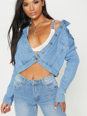 Light Cropped Denim Jacket