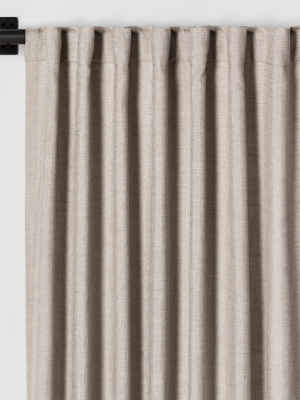 Curtain Panel Solid Fresno Pebble - Hearth & Hand™ With Magnolia