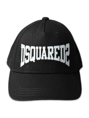 Dsquared2 Kids Logo Printed Baseball Cap