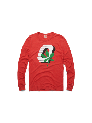 Ohio State Buckeye Leaf Long Sleeve Tee