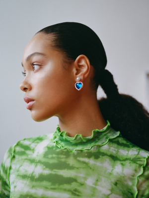 Miss Limelight Blue Earring