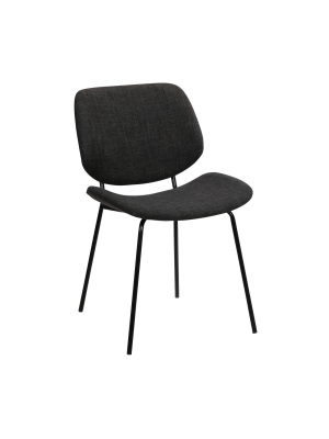 Quest Modern Dining Accent Chair Charcoal - Armen Living