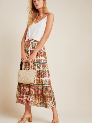 Wildflower Tiered Midi Skirt