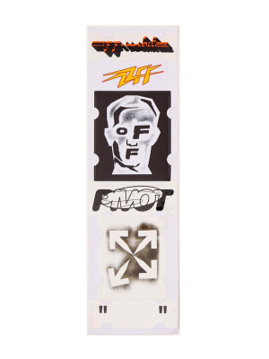 Off-white Graphic Sticker Set