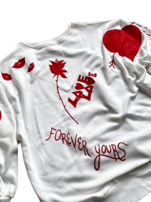 'my Love' Painted Sweatshirt