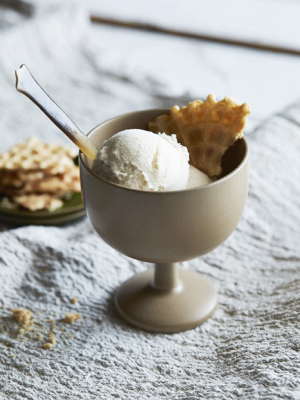 Ice Cream Cup - White Urushi (out Of Stock)