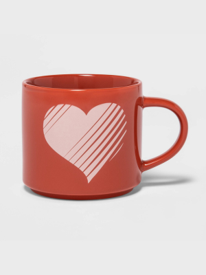 16oz Heart Mug - Room Essentials™