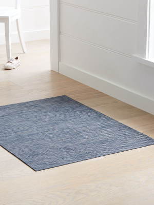 Chilewich ® Basketweave Denim Woven Floormat