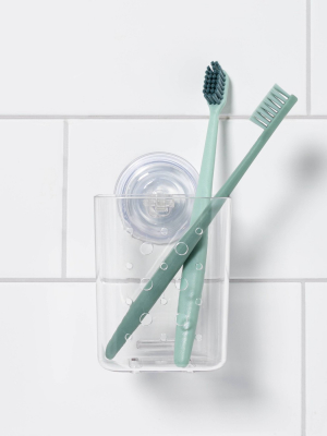 Suction Toothbrush Holder Clear - Room Essentials™