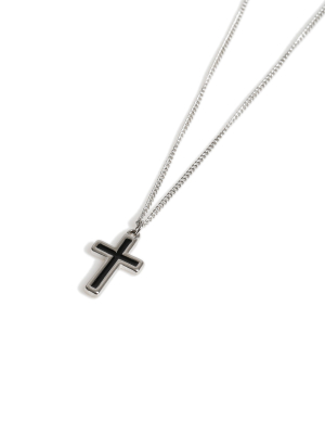 Silver Cross Necklace*