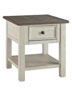 Bolanburg Rectangular End Table Brown/white - Signature Design By Ashley