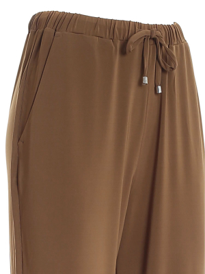 Max Mara Drawstring Straight-leg Pants