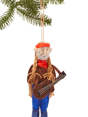 Willie Nelson Ornament