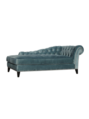 Bibiano Chaise Velvet Blue