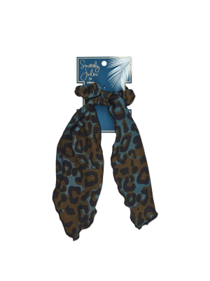 Sincerely Jules By Scunci Leopard Scrunchie With Tail