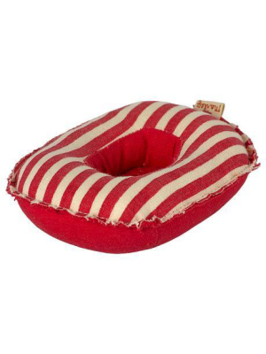 Rubber Boat, Small Mouse  - Red Stripe