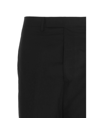 Rick Owens Cropped Mid Rise Trousers