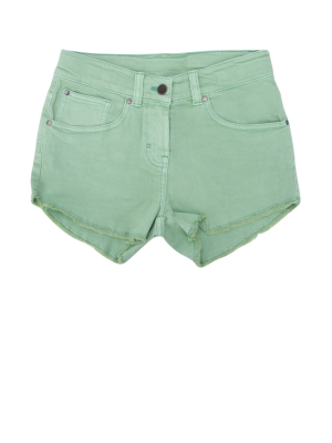 Stella Mccartney Kids Frayed Denim Shorts