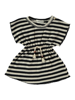 Striped Knit Baby Dress