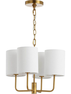 Elysse Chandelier Brass Gold