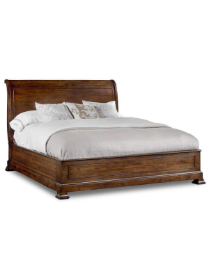 Archivist King Sleigh Bed With Low Footboard