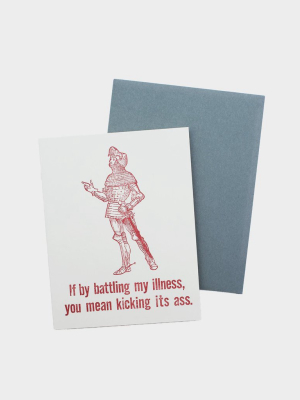 Battling Illness Card