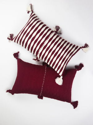 Archive New York Burgundy Antigua Pillow