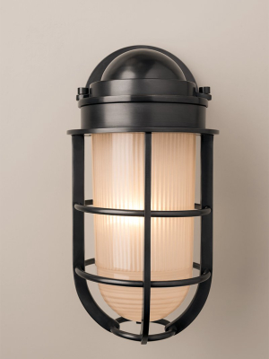 Hudson Valley Lighting Carson Sconce - Old Bronze & Clear Outside Frosted Inside