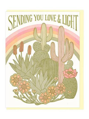 Sending You Love And Light Card