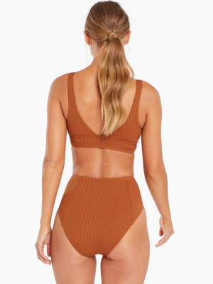 Sienna High Waist Full Cut Bottom - Chai Ecorib