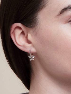 Natalie Rhodium Earrings