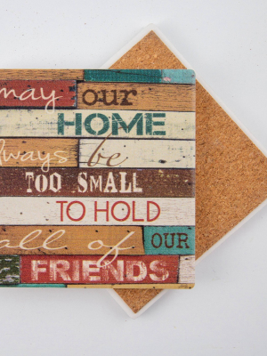 Thirstystone May Our Home 4 Piece Occasions Coaster Set