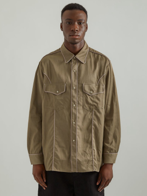 Western Shirt In Khaki