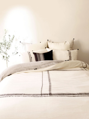 Organic Handwoven Cotton Duvet Cover