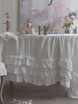 White Petticoat Tablecloth