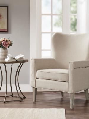 Donner Accent Wingback Chair Natural