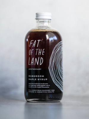 Fat Of The Land Apothecary Mushroom Maple Syrup