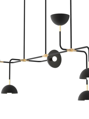 Beaubien Suspension 08 Lamp With Domes